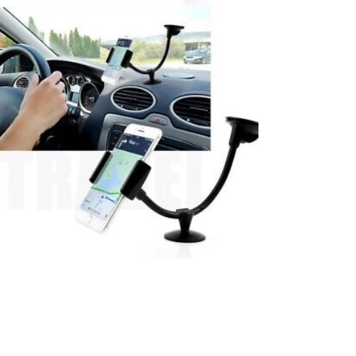 Extra Long Arm Car Windshield Phone Holder Suckion Cup Car Holder Stand