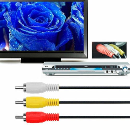 1.5m HDMI Male to 3 RCA Video Audio Converter Component AV Adapter Cable Cord