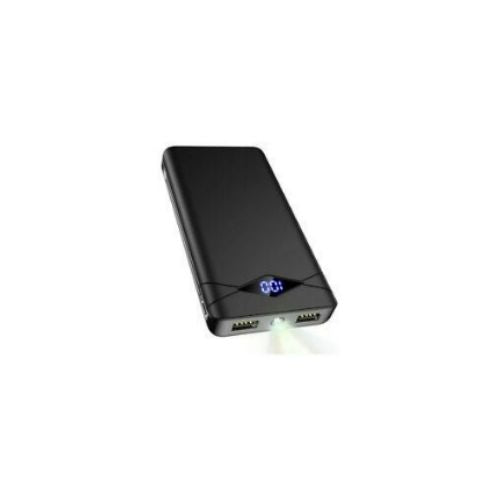 10000mAh Power Bank LED Display Portable Charger Dual 3A High-Speed USB Ports