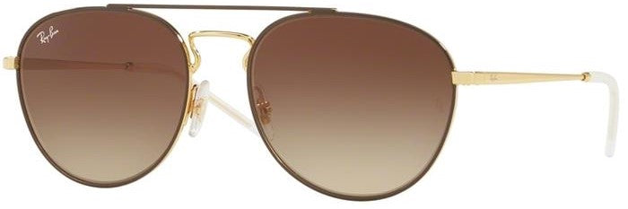 Ray-Ban Brown Gradient Aviator Unisex Sunglasses 55mm