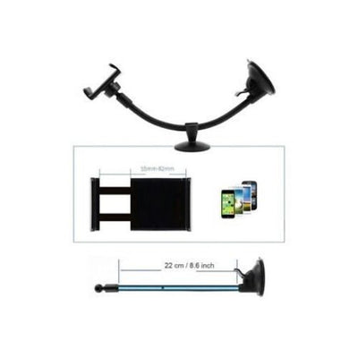 Extra Long Arm Car Windshield Phone Holder Suckion Cup Car Holder Stand