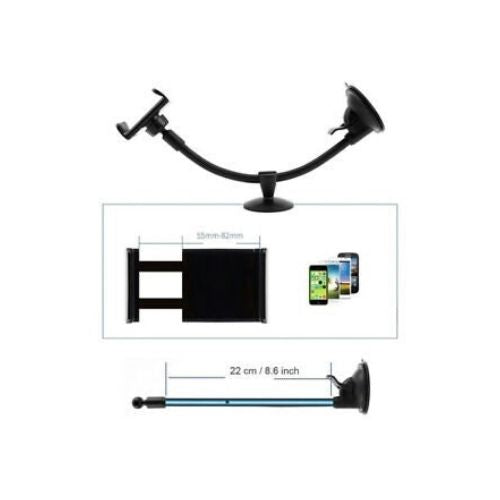 Extra Long Arm Car Windshield Phone Holder Suckion Cup Car Holder Stand