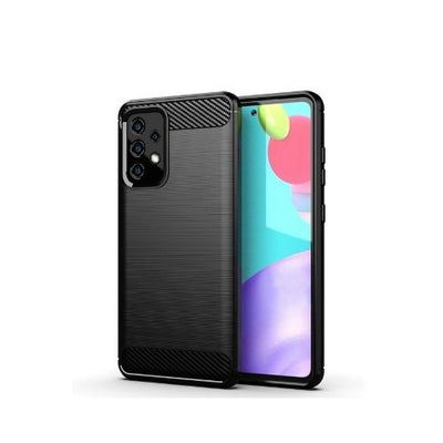 For Samsung Galaxy A52 5G Case - Carbon Fiber Shockproof Soft Back Cover