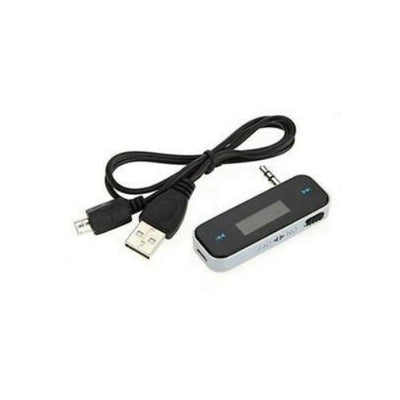 Wireless 3.5mm FM Transmitter w/ LCD For MP3 MP4 IPOD iPhone Hands Free