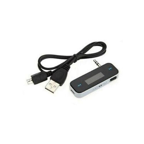 Wireless 3.5mm FM Transmitter w/ LCD For MP3 MP4 IPOD iPhone Hands Free