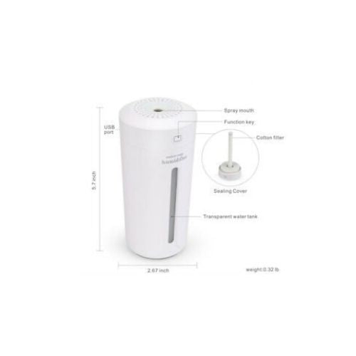 Portable Humidifier Cup Moisture Mobile USB Powered LED Night Light Humidifying