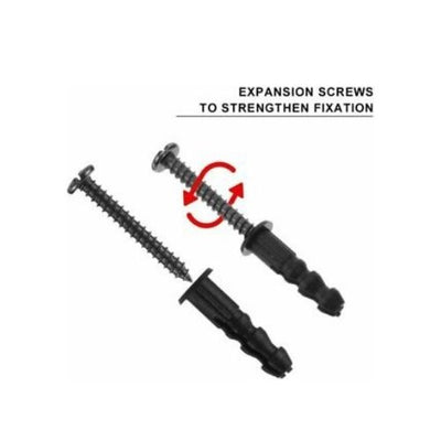 3PCS Metal Single Hang Curtain Rod Holders Bracket Into Window Frame Rod Bracket