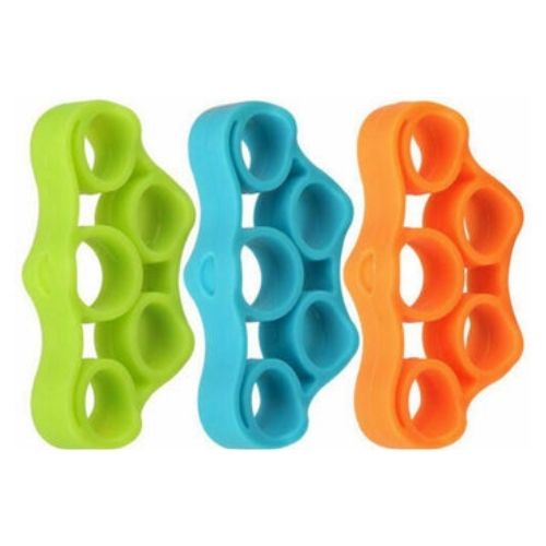 Finger Hand Exerciser Strengthener Carpal Relief Stretcher Resistance Grip Band