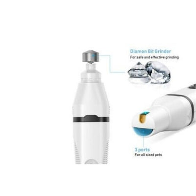 3in1 Pet Nail Grinder Dog Cat Paw Trimmer Grooming Clippers Electric Nail File