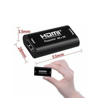 HDMI Repeater Singal Booster Cable Extender Amplifier Coupler 4K 2K 3D