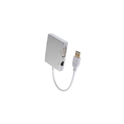 USB 3.0 to HDMI / DVI / VGA External Graphics Video Card Adapter W/ Network Lan