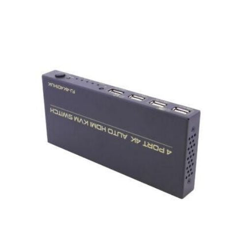 HDMI KVM Switch 4 Port Auto Hotkey USB 2.0 With 4 Set Cable Remote Control