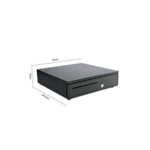 Cash Drawer Box Works Compatible Epson POS Printers w/5Bill &5Coin Tray