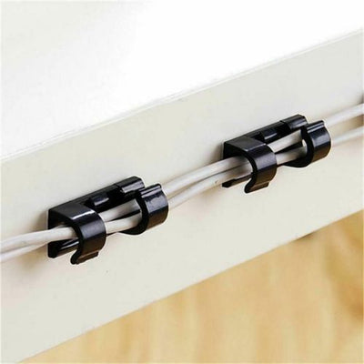 New Self-Adhesive Cable Clips Cord Management Organizer-Clamps Wire Holder CA
