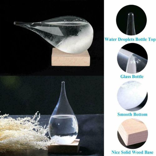 Storm Glass Weather Stations Water Drop Weather Predictor Creative Forecast CA