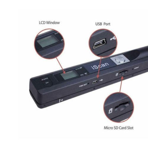 Magic Handheld Wand Portable Scanners for Documents,Photo,Old Pictures,Receipts
