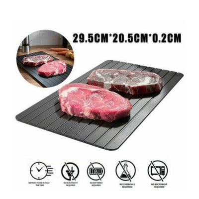 Magic Plate Defrosting Tray Safe Fast Food Thawing Frozen Meat Defrost Kitchen