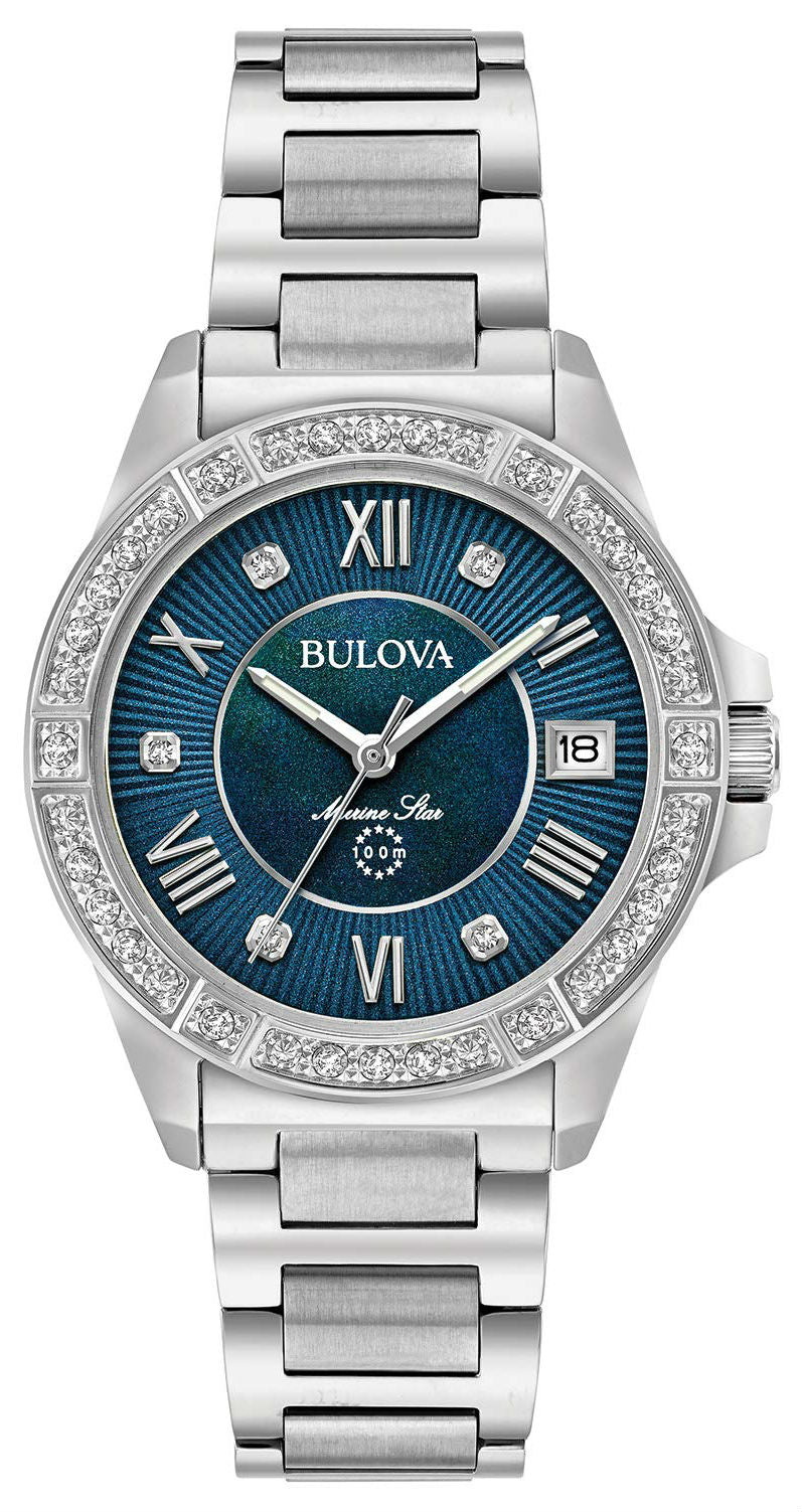 Bulova Marine Star Diamond Ladies