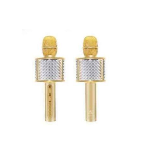 Wireless Bluetooth Karaoke Microphone USB Speaker Mic Home KTV w/ LED