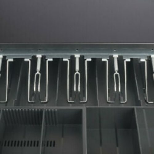 Cash Drawer Box Works Compatible Epson POS Printers w/5Bill &5Coin Tray