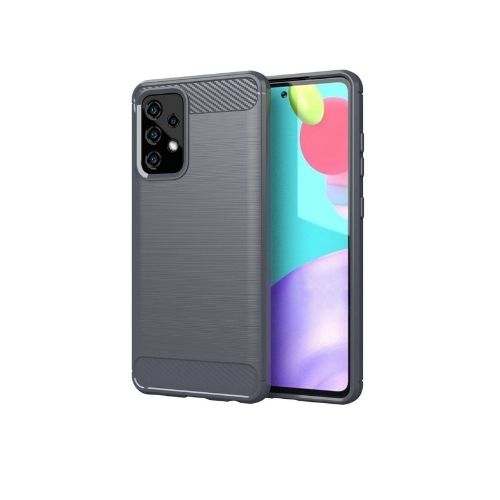 For Samsung Galaxy A52 5G Case - Carbon Fiber Shockproof Soft Back Cover