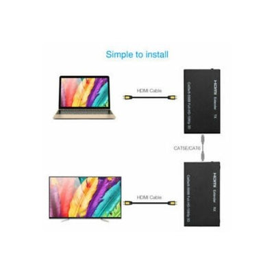HDMI 1080P Extender Sender + Receiver over single cable cat5e/6 to 60m repeater