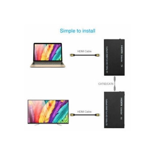 HDMI 1080P Extender Sender + Receiver over single cable cat5e/6 to 60m repeater