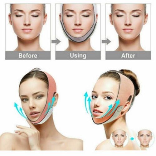 Face Lift Slim Strap Belt Double Chin Reducer Anti Wrinkle Aging Band Bandage CA