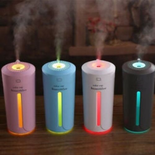 Portable Humidifier Cup Moisture Mobile USB Powered LED Night Light Humidifying