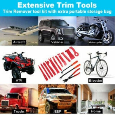 19x Car Trim Removal Tool Hand Tools Pry Bar Panel Door Interior Clip Kit Body