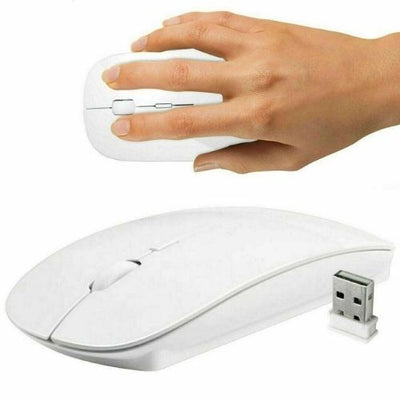 USB Optical Wireless Mouse 2.4G Receiver Super Slim Mouse Computer PC Laptop