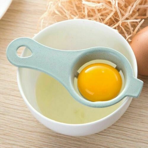 Blue Egg Yolk Separator Tool Easy Cooking White Sieve Plastic Kitchen Gadget