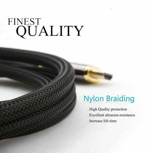 NEW PREMIUM 4K HDMI CABLE 2.0 HIGH SPEED GOLD PLATED BRAIDED LEAD 3D HDTV UHD