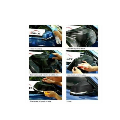 5D Carbon Fibre Vinyl Wrap Sheet Film Sticker Car wrap air Bubble Free 1.5Mx50CM