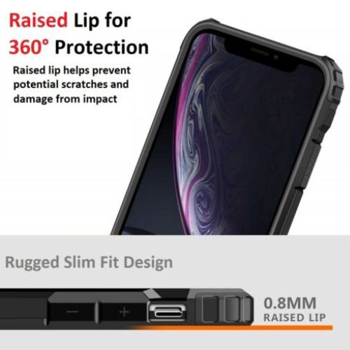 For Samsung Galaxy A21 Case - Shockproof Carbon Fiber TPU Heavy Duty Cover