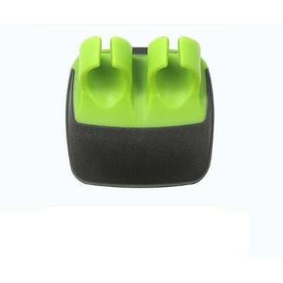 Double Finger Fruit Vegetable Peeler 2 in 1 Cut Grip Knife Peel Stainless Blade