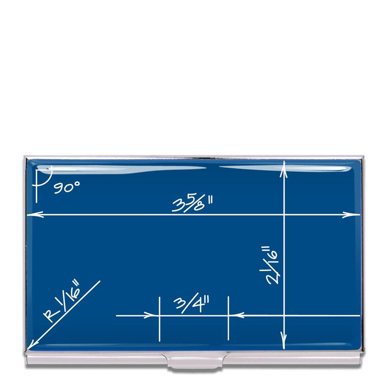 Blueprint Card Case