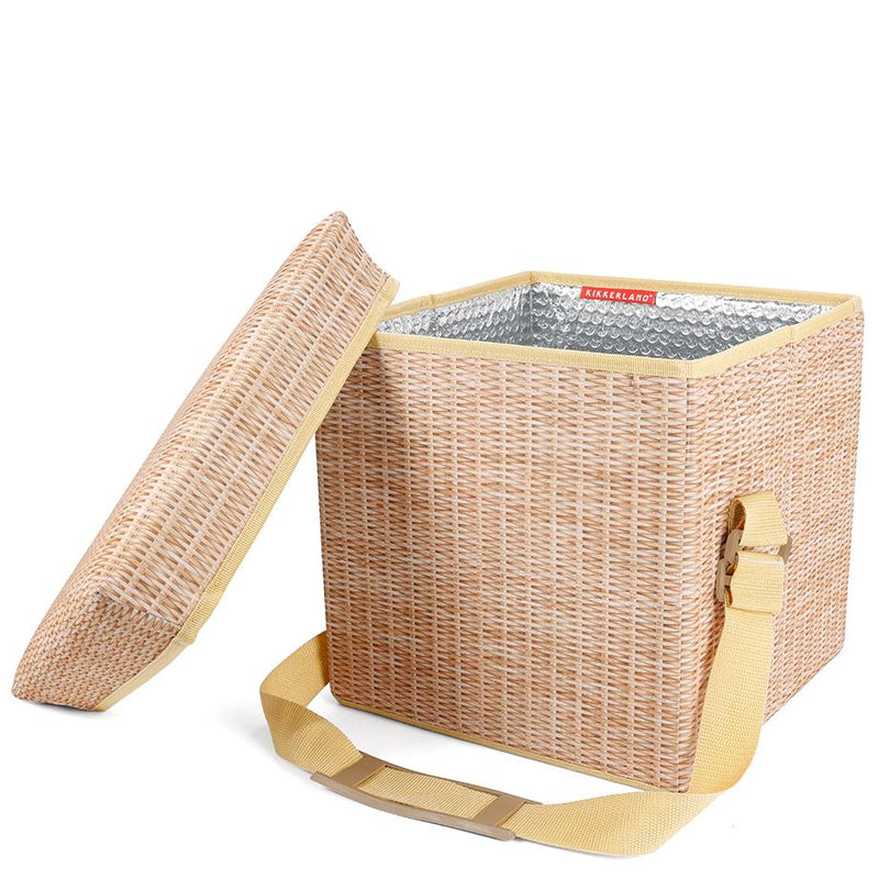 Wicker Picnic Cooler Seat