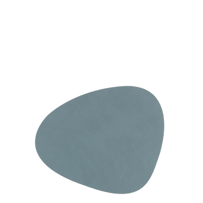 Curve Leather Glass Mat