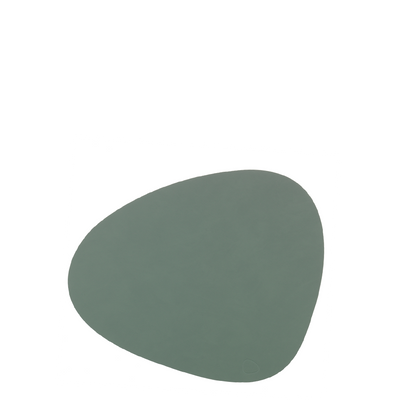 Curve Leather Glass Mat
