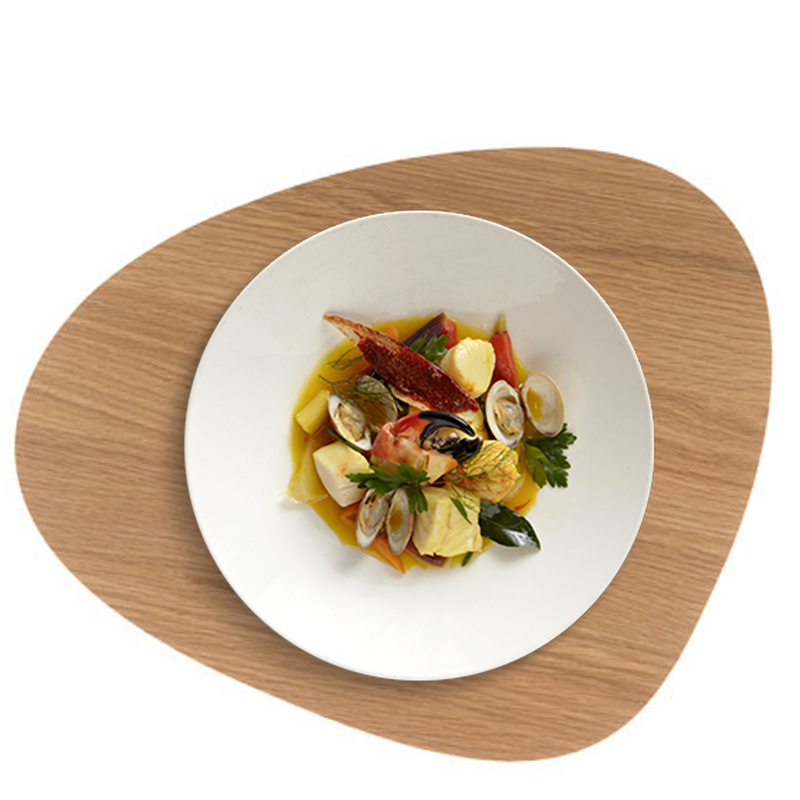 Curve Double Sided Table & Glass Mat