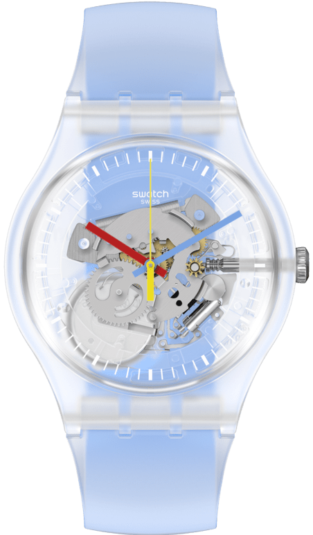 Swatch Clearly Blue Striped