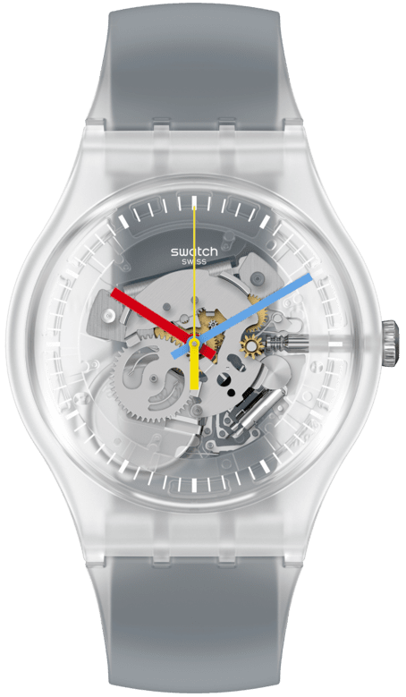 Swatch Clearly Black Striped