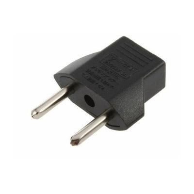 US (Canada) to EU (Europe) Converter AC Power Plug Travel Adapter