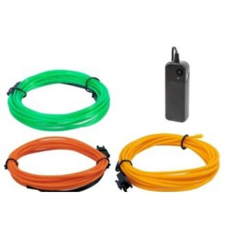 New 5M/16.5ft Led Flexible Soft Tube Wire Lights Neon Glowing Rope Strip Light
