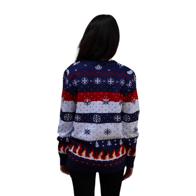 Women's Work-life Balance Ugly Christmas Sweater