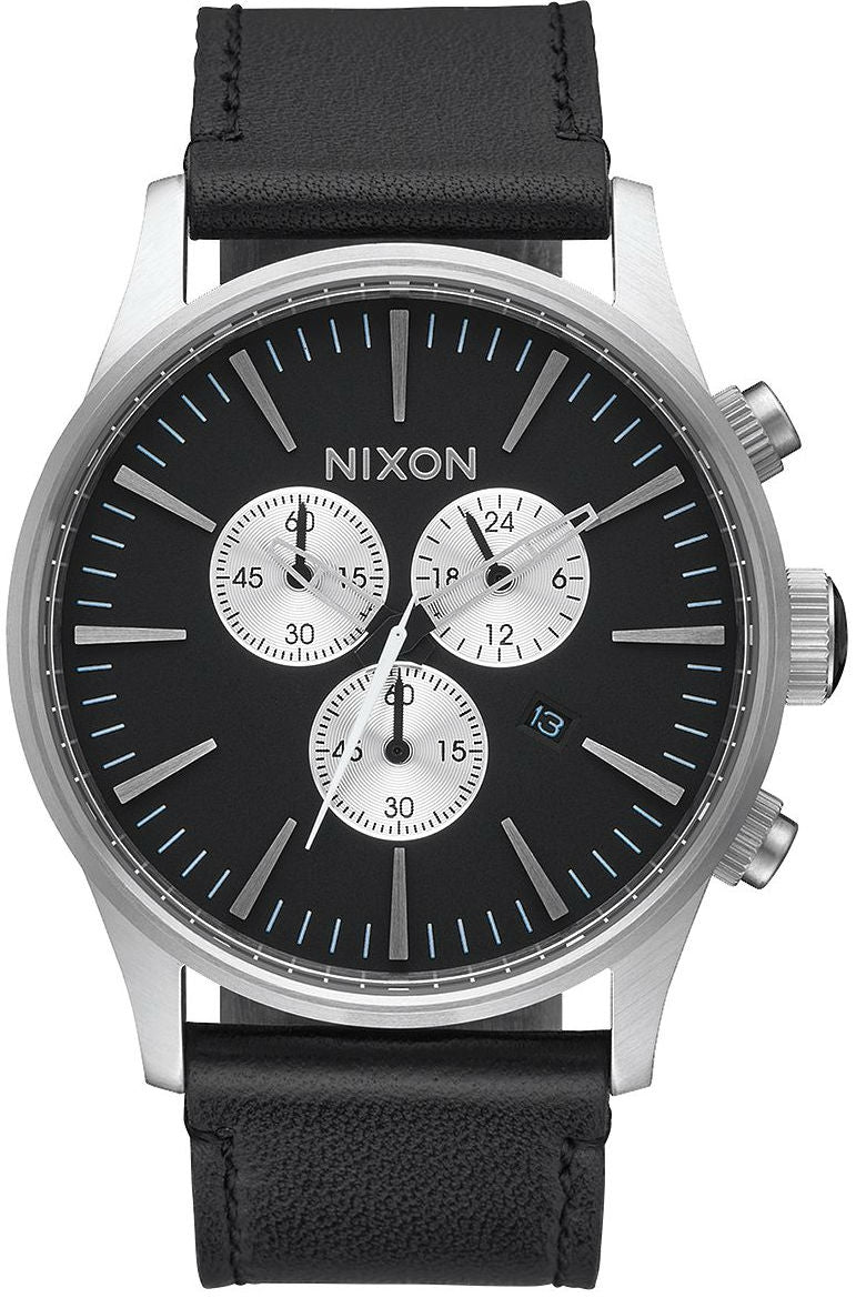 Nixon Sentry Chrono Leather