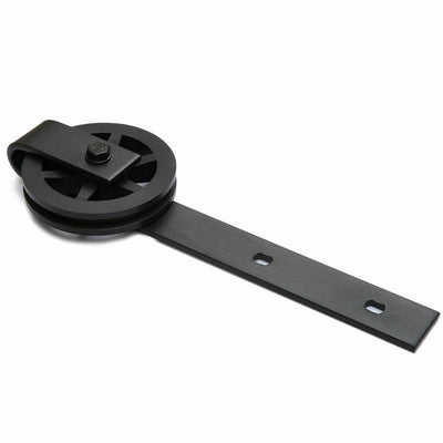 3M Antique Classic Style Single Sliding Barn Door Hardware Track Roller Kit