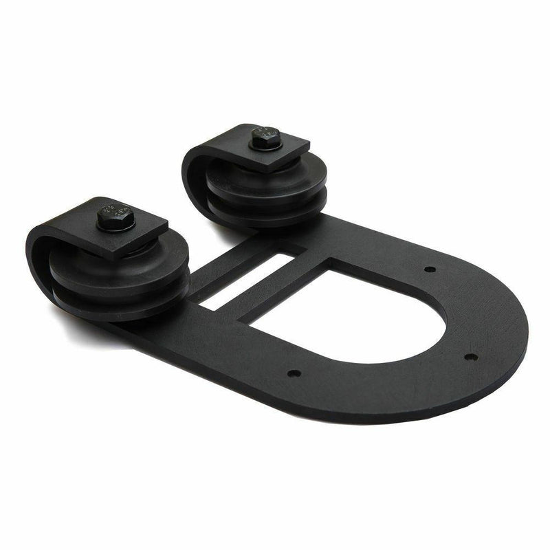 2M Antique Classic Style Single Sliding Barn Door Hardware Track Roller Kit