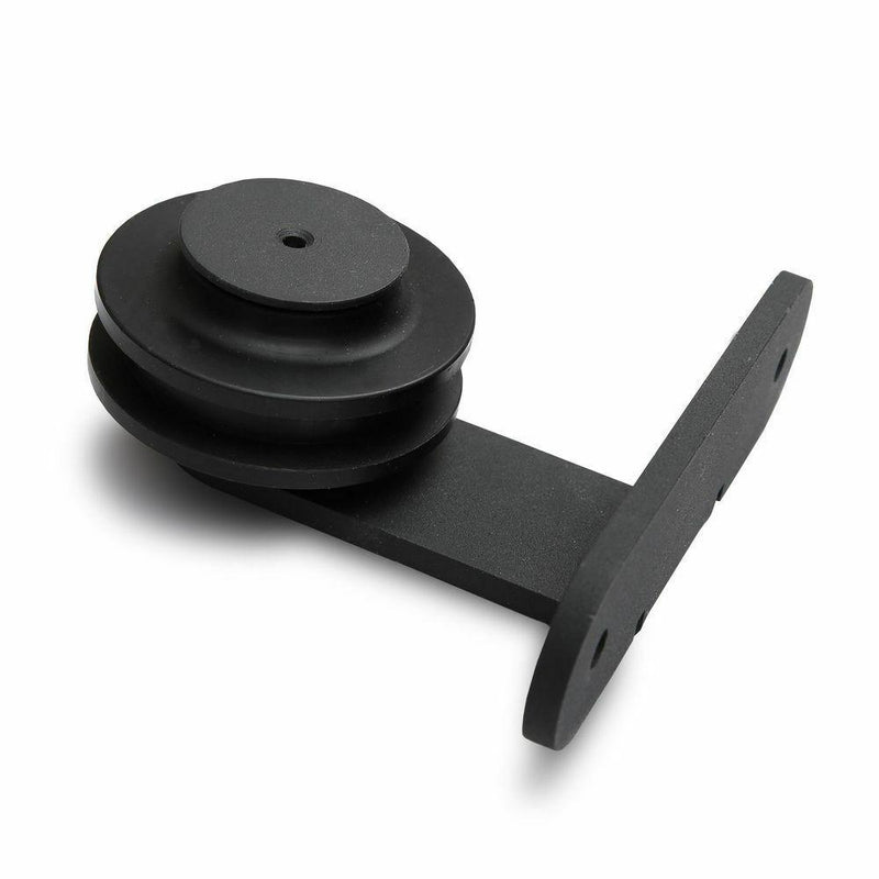 2.44M Antique Classic Style Single Sliding Barn Door Hardware Track Roller Kit